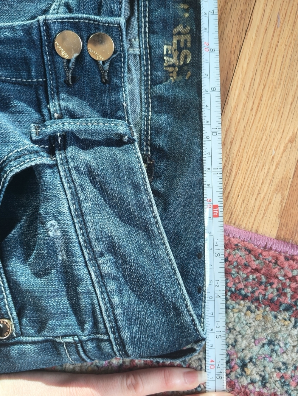 Express Low Rise Bootcut Jeans - Picture 8 of 9